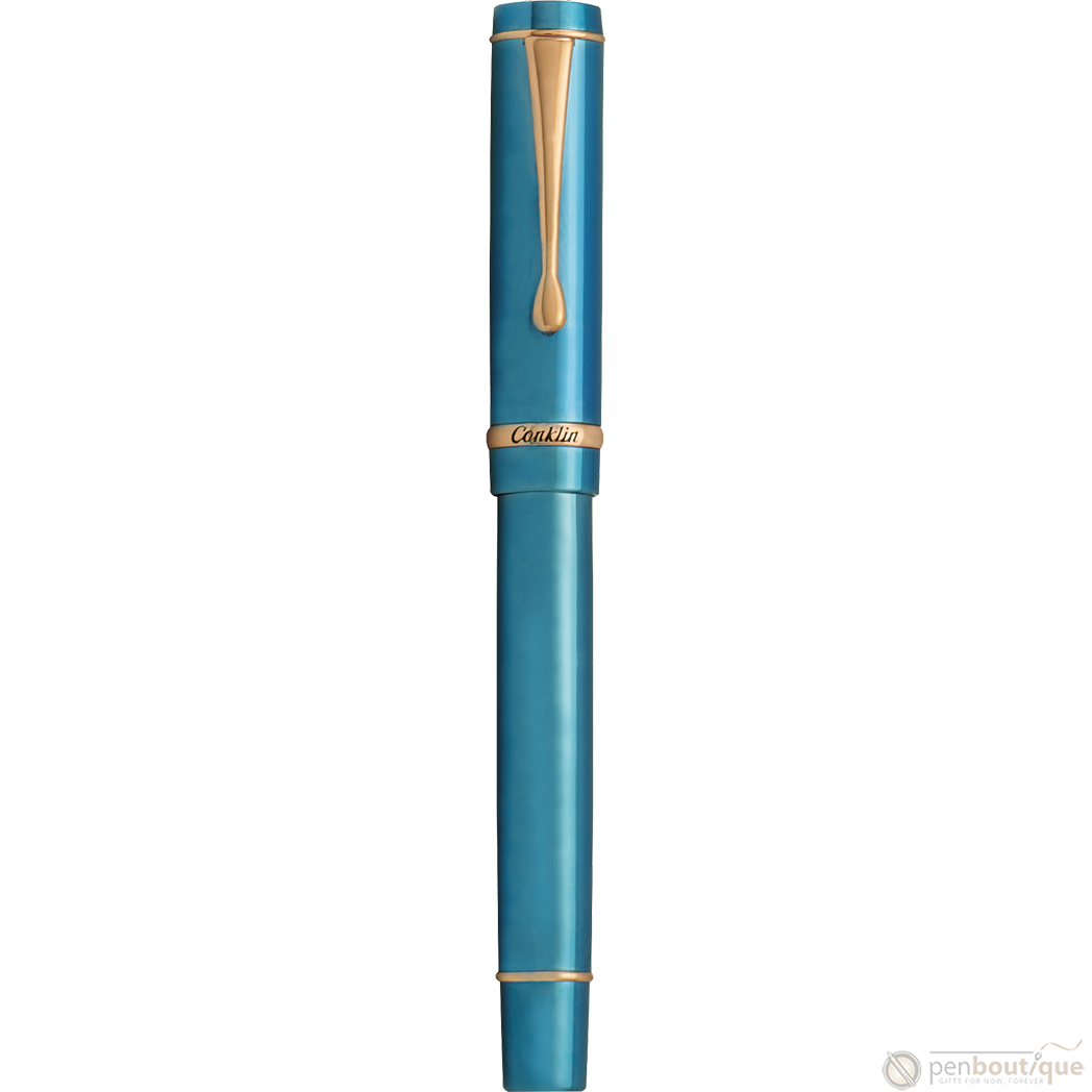 Conklin Duragraph Metal Fountain Pen - PVD Blue-Pen Boutique Ltd