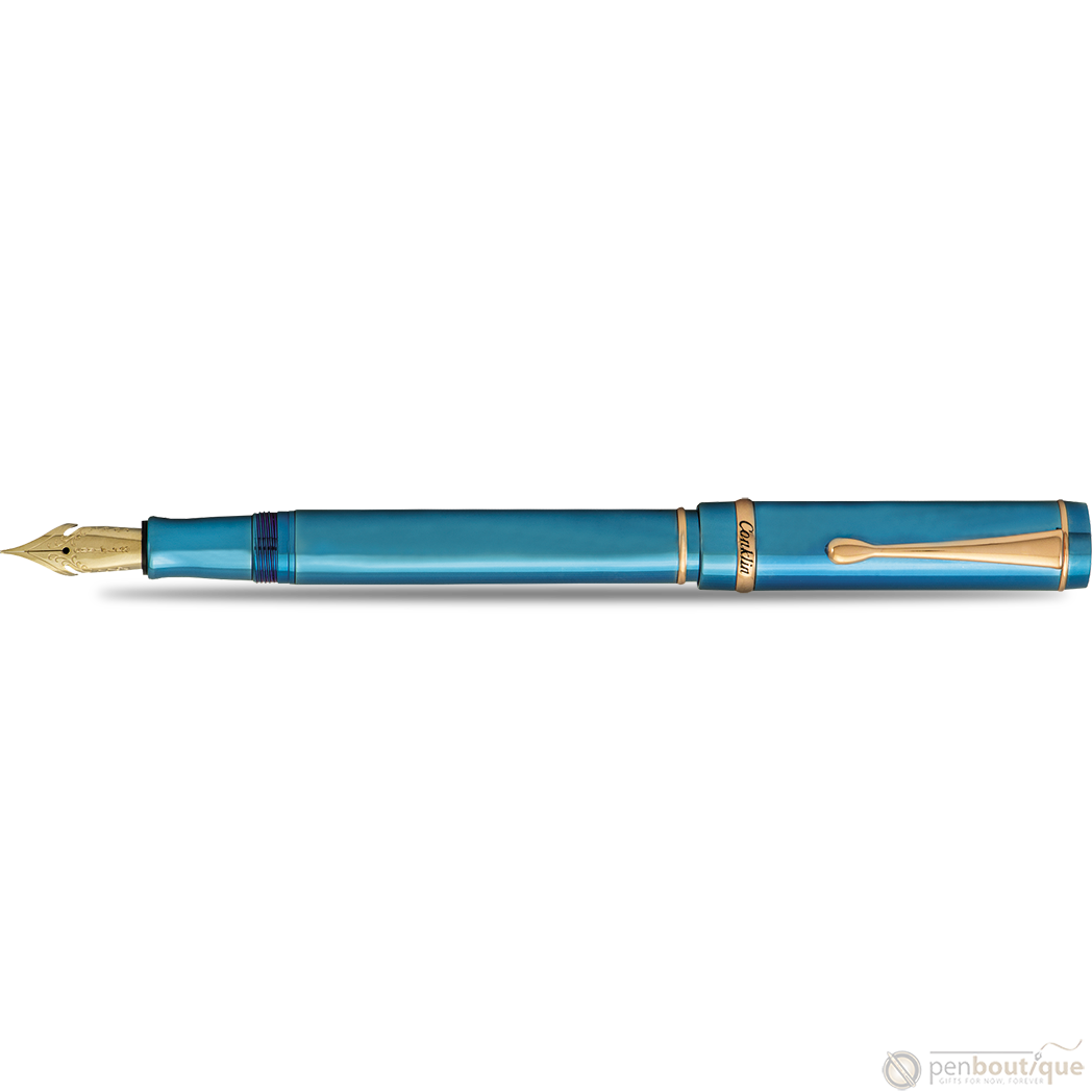 Conklin Duragraph Metal Fountain Pen - PVD Blue-Pen Boutique Ltd