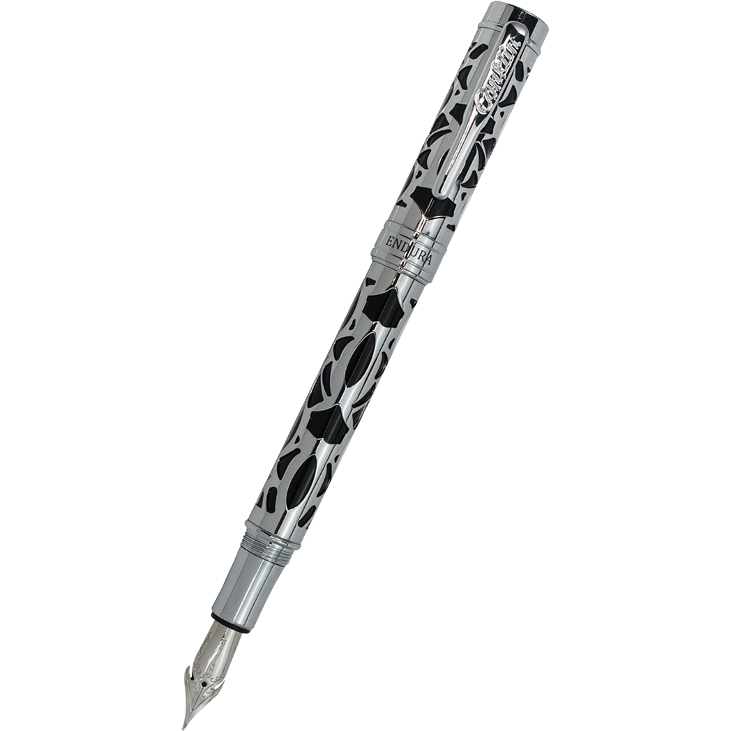 Conklin Endura Fountain Pen - Deco Crest Black-Pen Boutique Ltd