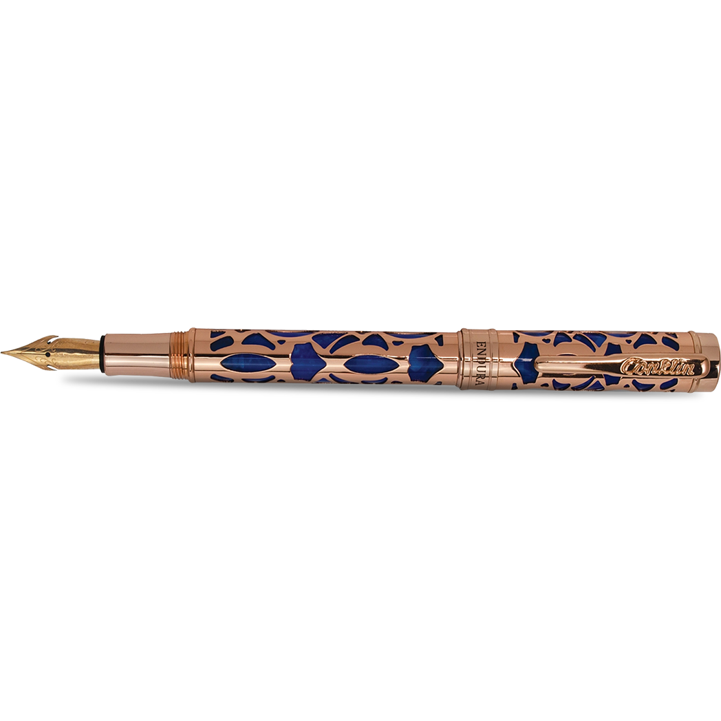 Conklin Endura Fountain Pen - Deco Crest Blue-Pen Boutique Ltd