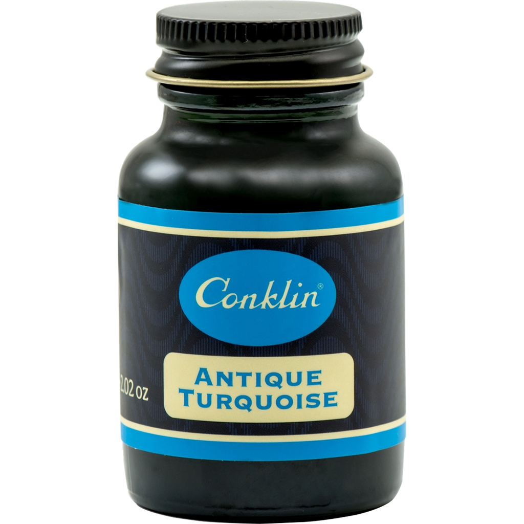 Conklin Ink Bottle - Antique Turquoise - 60 ml-Pen Boutique Ltd