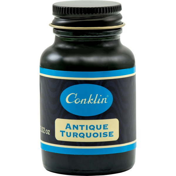 Conklin Ink Bottle - Antique Turquoise - 60 ml-Pen Boutique Ltd
