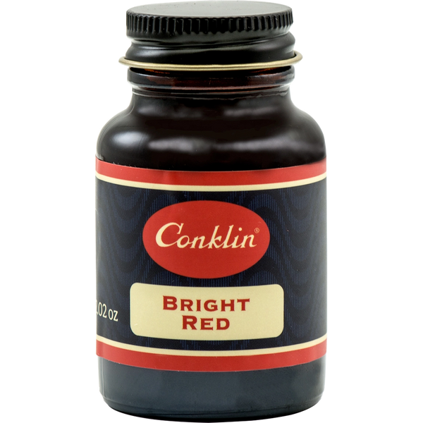Conklin Ink Bottle - Bright Red - 60 ml-Pen Boutique Ltd
