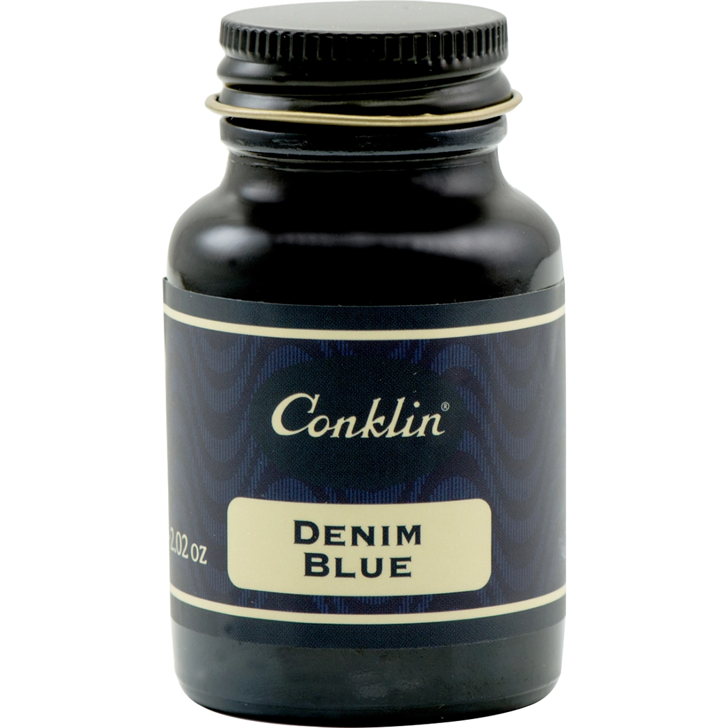 Conklin Ink Bottle - Denim Blue - 60 ml-Pen Boutique Ltd