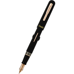 Conklin Mark Twain Fountain Pen - Limited Edition - Superblack/Rosegold-Pen Boutique Ltd