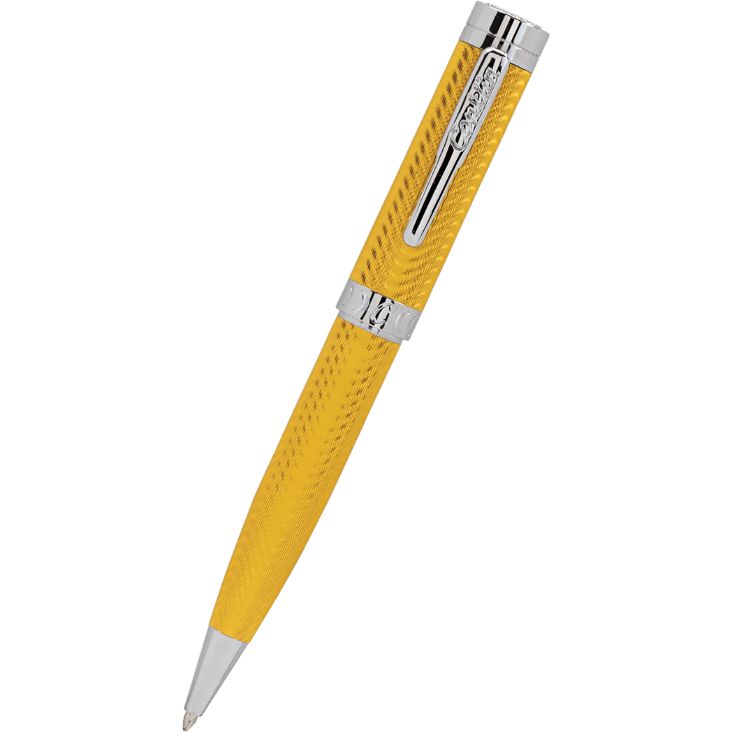 Conklin Herringbone Ballpoint Pen - Signature Yellow-Pen Boutique Ltd