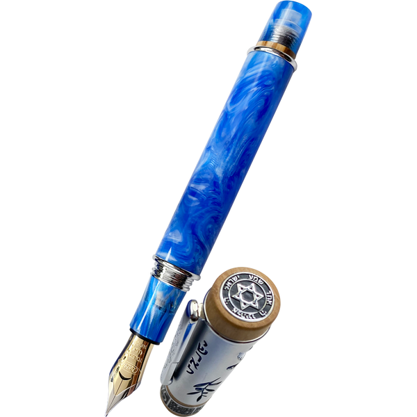 Conklin Israel 75th Anniversary Fountain Pen - Diamond Jubilee - 14K (Limited Edition)-Pen Boutique Ltd