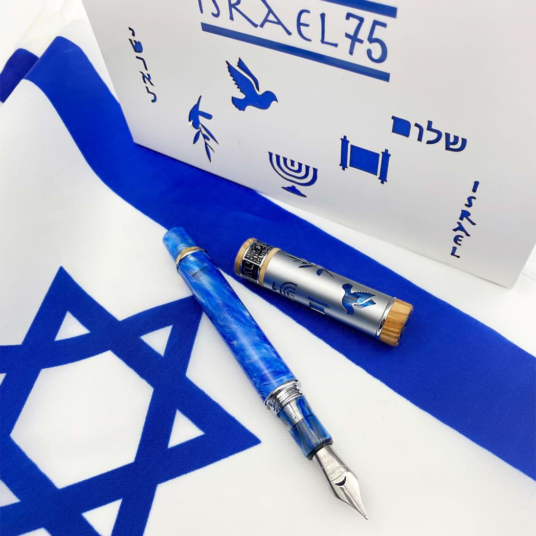 Conklin Israel 75th Anniversary Fountain Pen - Diamond Jubilee (Limited Edition)-Pen Boutique Ltd