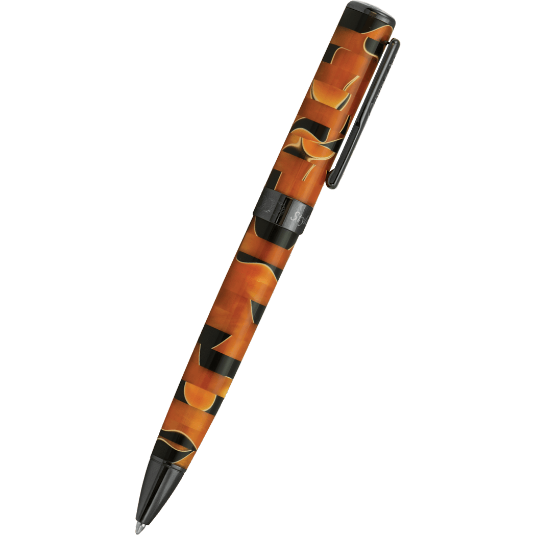 Conklin Stylograph Ballpoint Pen - Mosaic Orange/Black-Pen Boutique Ltd