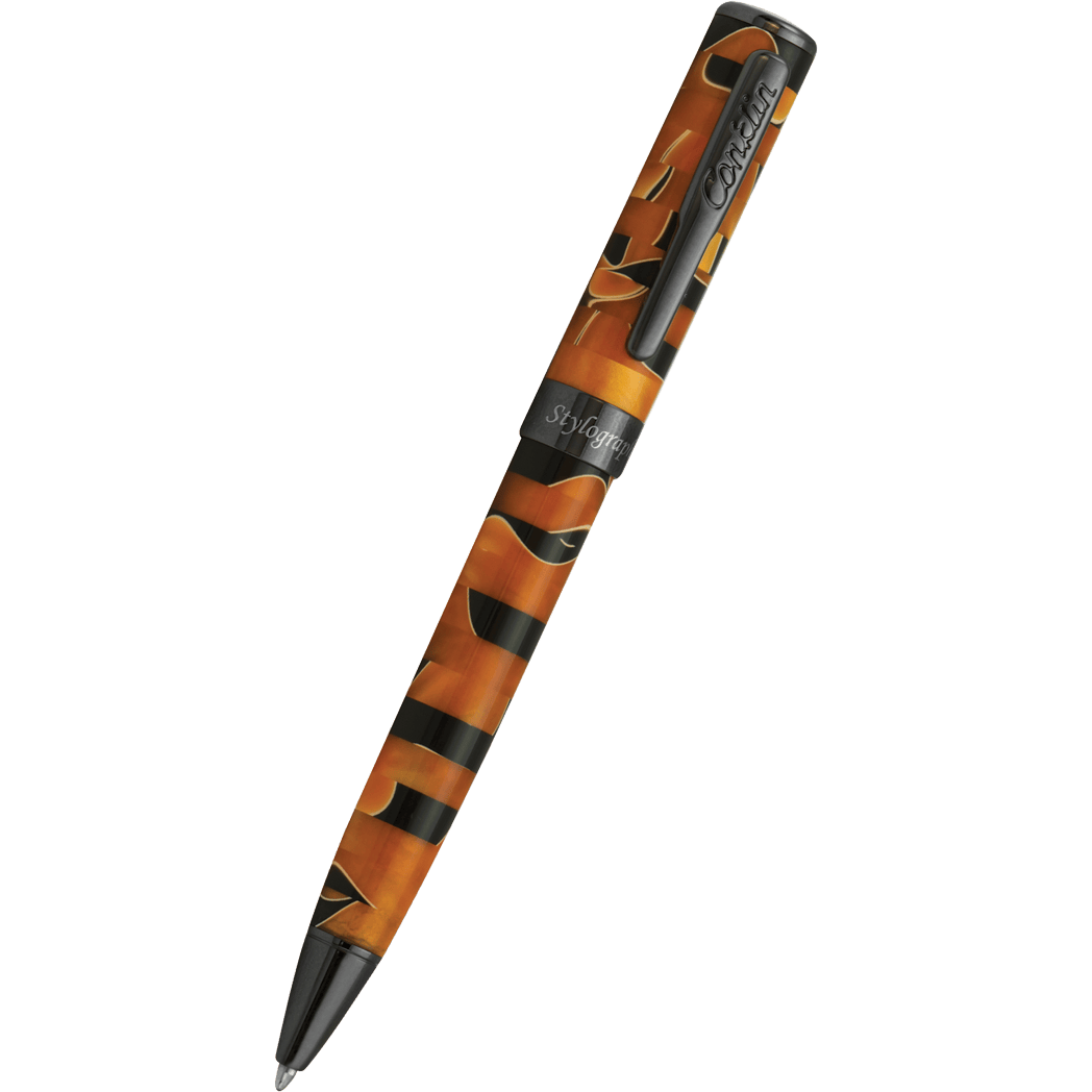 Conklin Stylograph Ballpoint Pen - Mosaic Orange/Black-Pen Boutique Ltd