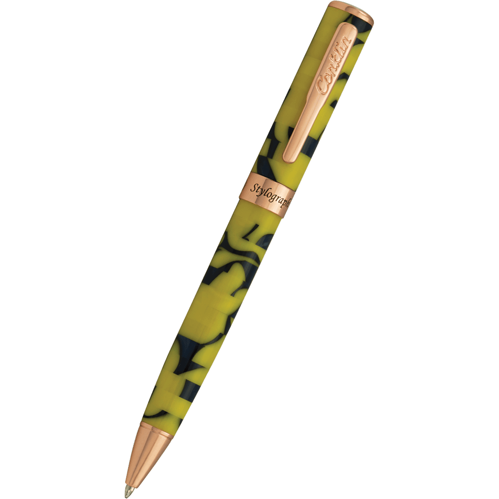 Conklin Stylograph Ballpoint Pen - Mosaic Yellow/Blue-Pen Boutique Ltd