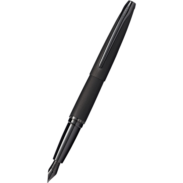 Cross ATX Fountain Pen - Brushed Black PVD-Pen Boutique Ltd