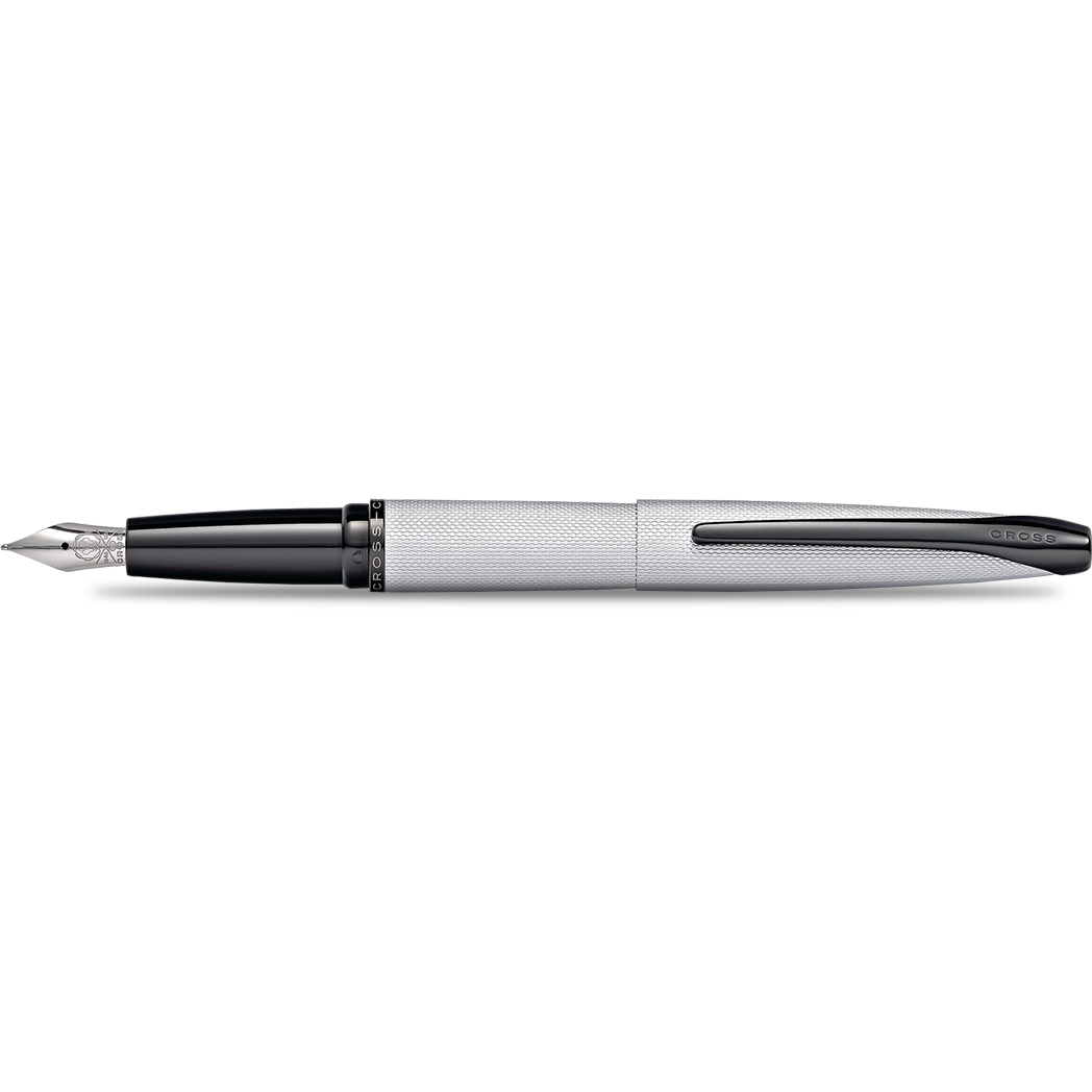 Cross ATX Fountain Pen - Brushed Chrome-Pen Boutique Ltd