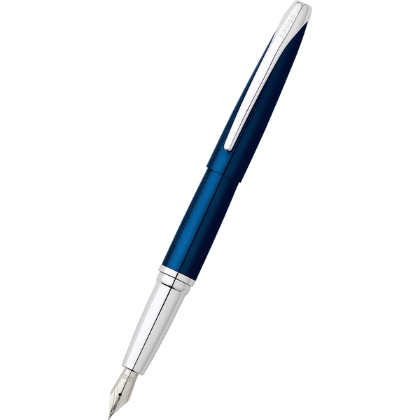 Cross ATX Fountain Pen - Translucent Blue-Pen Boutique Ltd