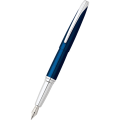 Cross ATX Fountain Pen - Translucent Blue-Pen Boutique Ltd