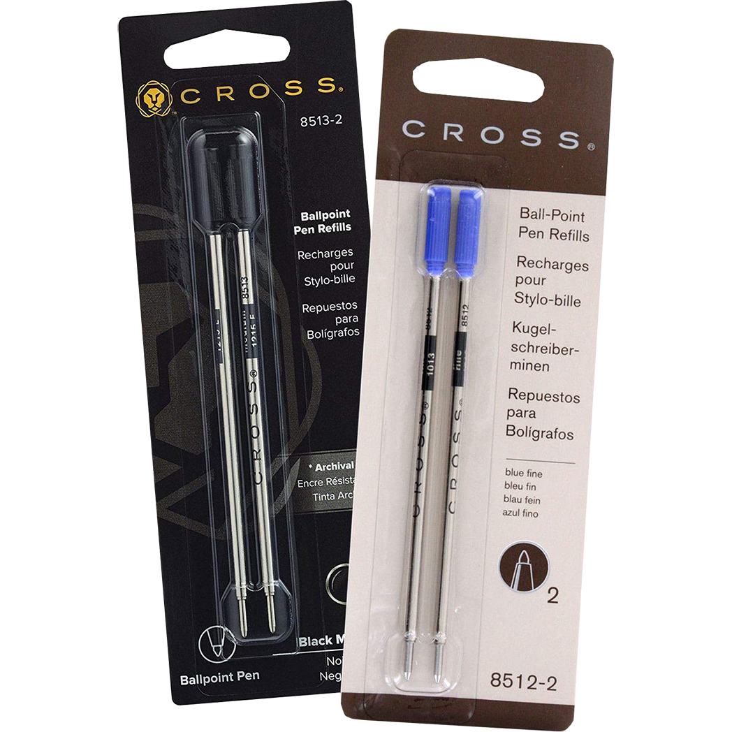 Cross Ballpoint Refill - Standard - Dual Pack-Pen Boutique Ltd
