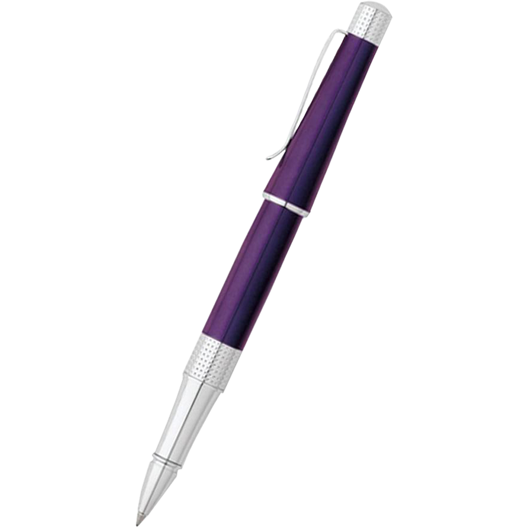 Cross Beverly Rollerball Pen Deep Purple Lacquer Pen Boutique Ltd