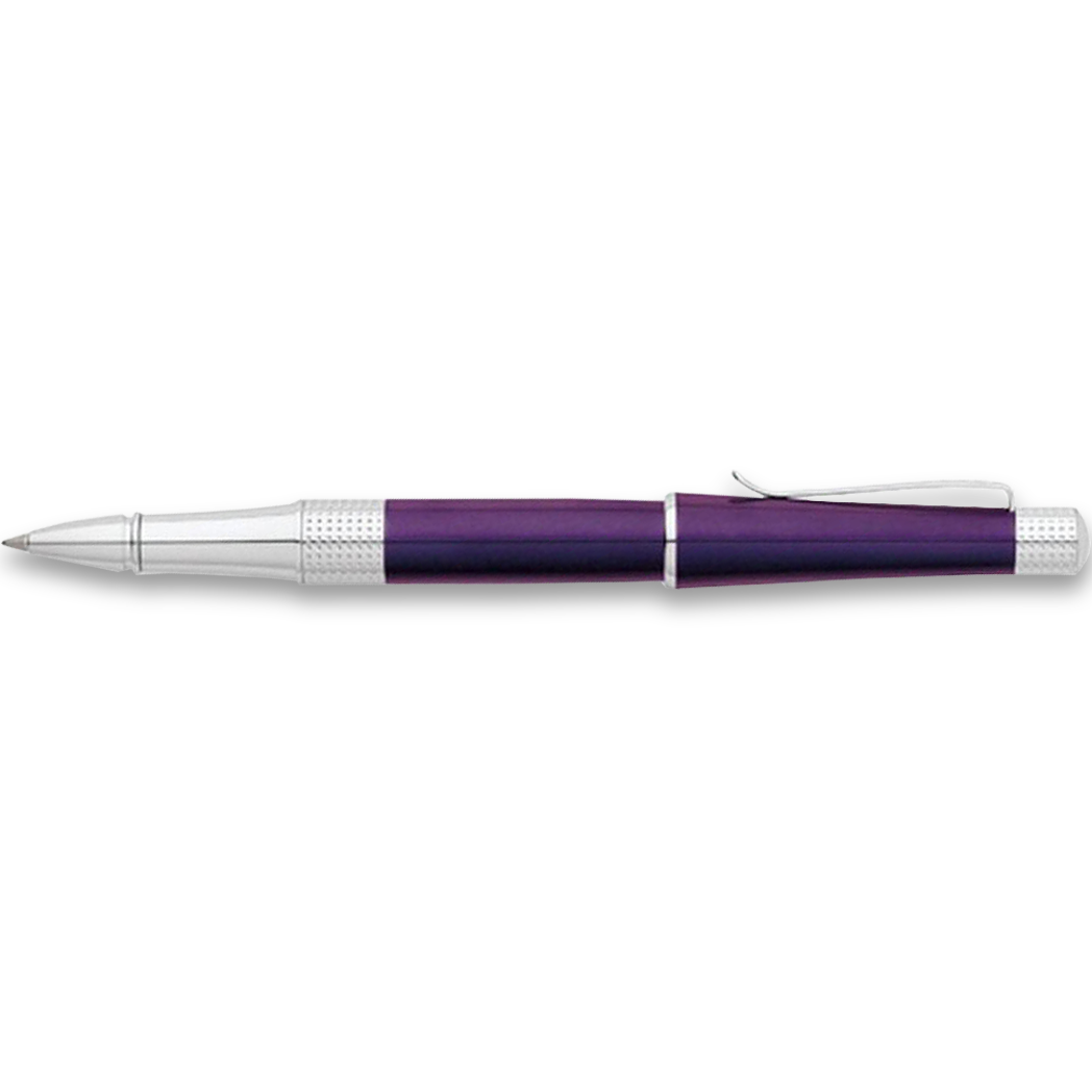Cross Beverly Rollerball Pen Deep Purple Lacquer Pen Boutique Ltd