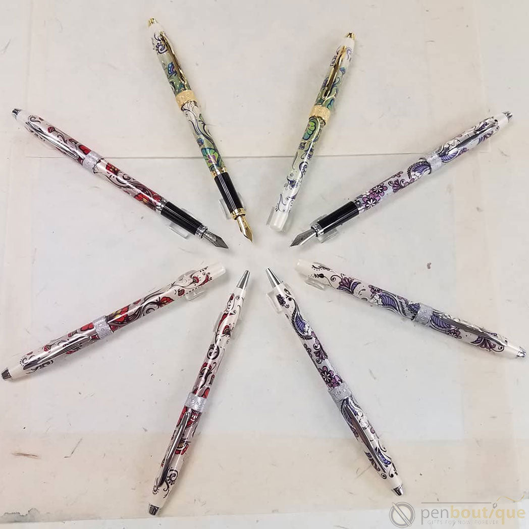 Cross Botanica Fountain Pen - Red Hummingbird-Pen Boutique Ltd
