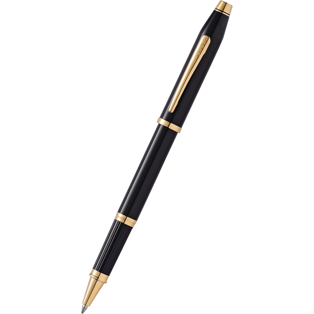 Cross Century II Selectip Rollerball Pen - President's Pen Choice - Black - Gold Trim-Pen Boutique Ltd