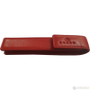 Cross Red Leather Single Pen Case Flap magnetic :)-Pen Boutique Ltd