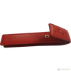 Cross Red Leather Single Pen Case Flap magnetic :)-Pen Boutique Ltd