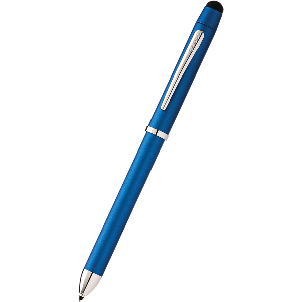 Cross Tech3+ Multifunction Pen - Metallic Blue - Chrome Trim-Pen Boutique Ltd