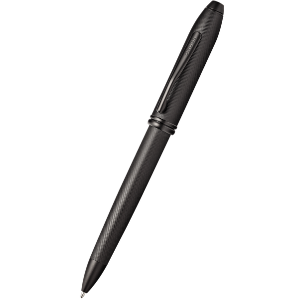 Cross Townsend Ballpoint Pen - Black Micro Knurl-Pen Boutique Ltd