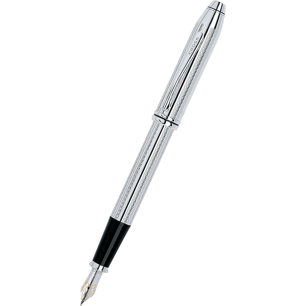 Cross Townsend Fountain Pen - Platinum Plated-Pen Boutique Ltd