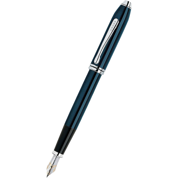 Cross Townsend Fountain Pen - Quartz Blue-Pen Boutique Ltd
