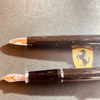Cross Townsend Fountain Pen and Ballpoint SET - Scuderia Ferrari - Glossy Black - Rhodium Trim (Gold NIb)-Pen Boutique Ltd