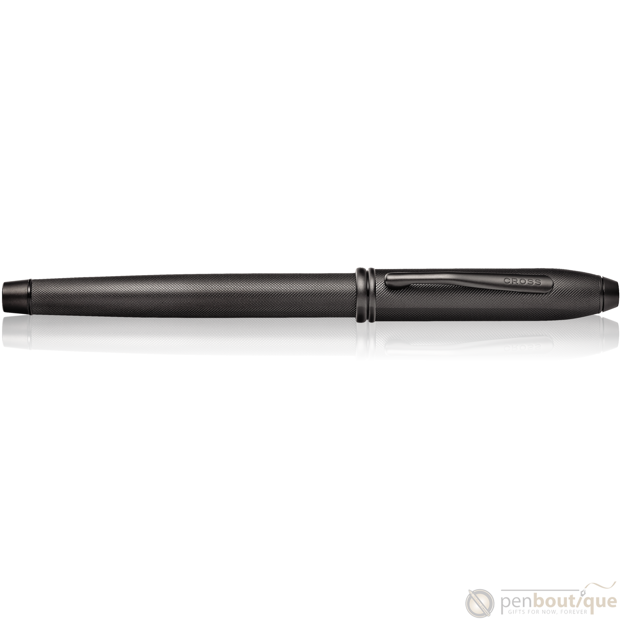 Cross Townsend Fountain Pen - Black Micro Knurl-Pen Boutique Ltd