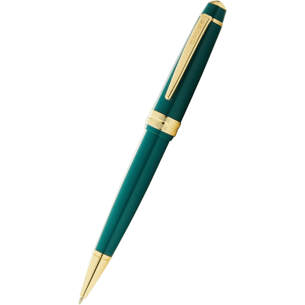 Cross Bailey Light Ballpoint Pen - Dark Green - Gold Trim (Self Serve Box)-Pen Boutique Ltd