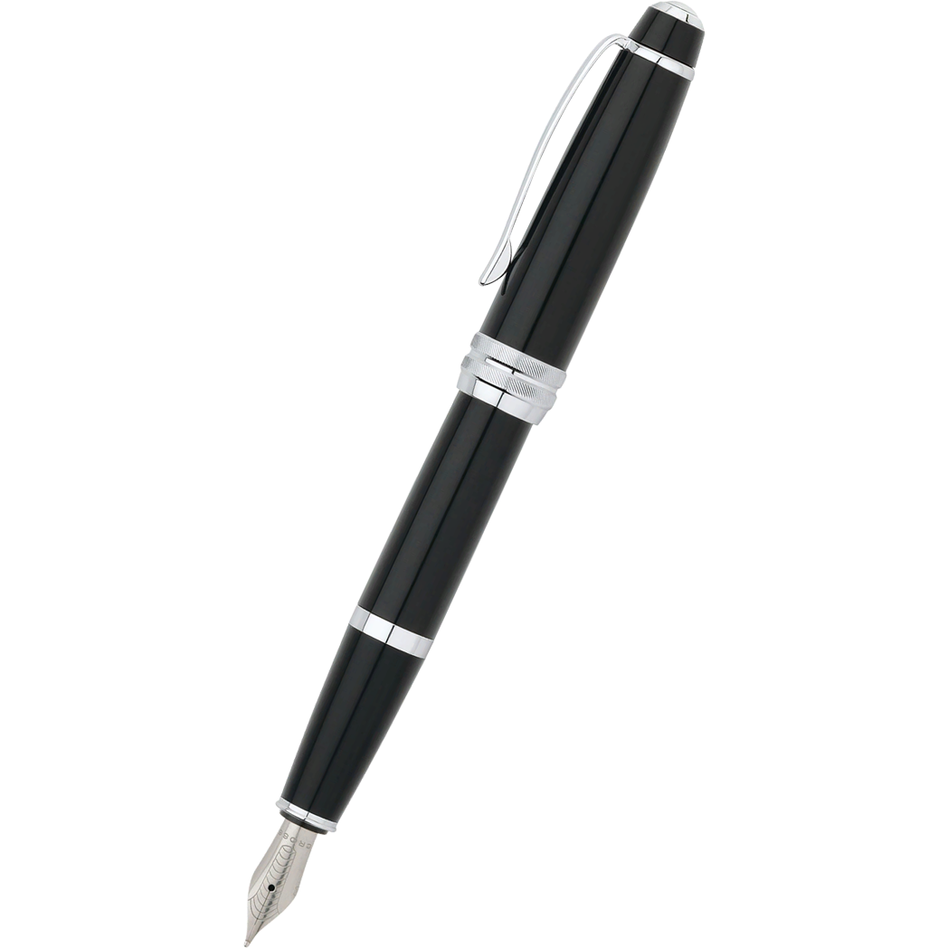 Cross Bailey Matte Black with Chrome Trim Fountain Pen - M-Pen Boutique Ltd