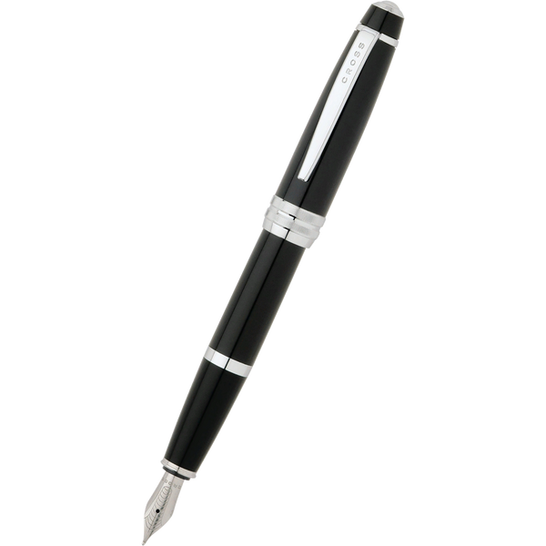 Cross Bailey Matte Black with Chrome Trim Fountain Pen - M-Pen Boutique Ltd