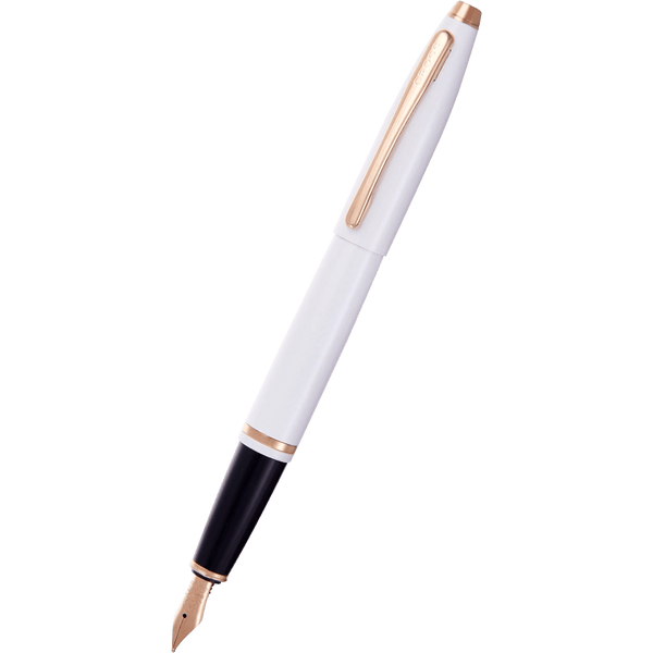 Cross Calais Fountain Pen - Light White - Medium-Pen Boutique Ltd