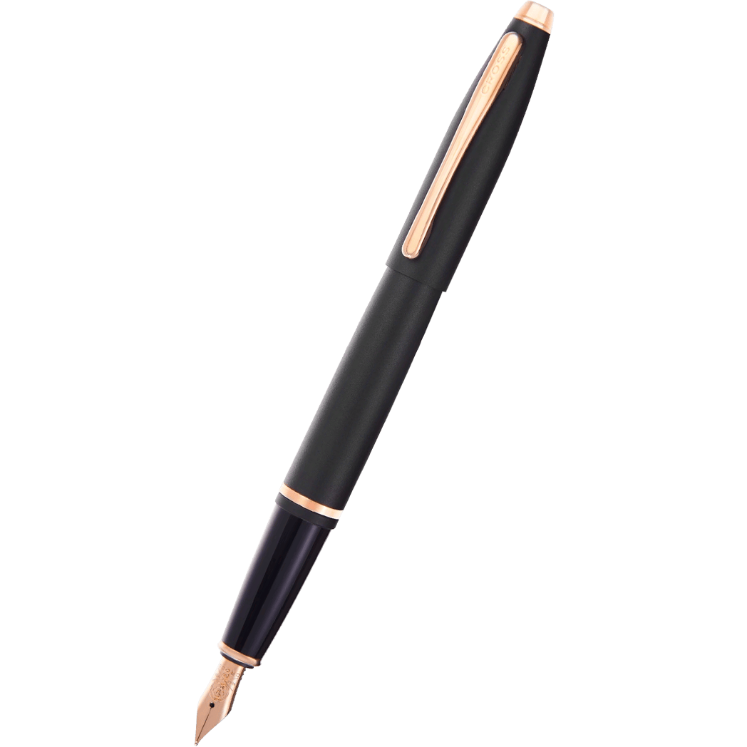 Cross Calais Fountain Pen - Matte Black - Medium-Pen Boutique Ltd