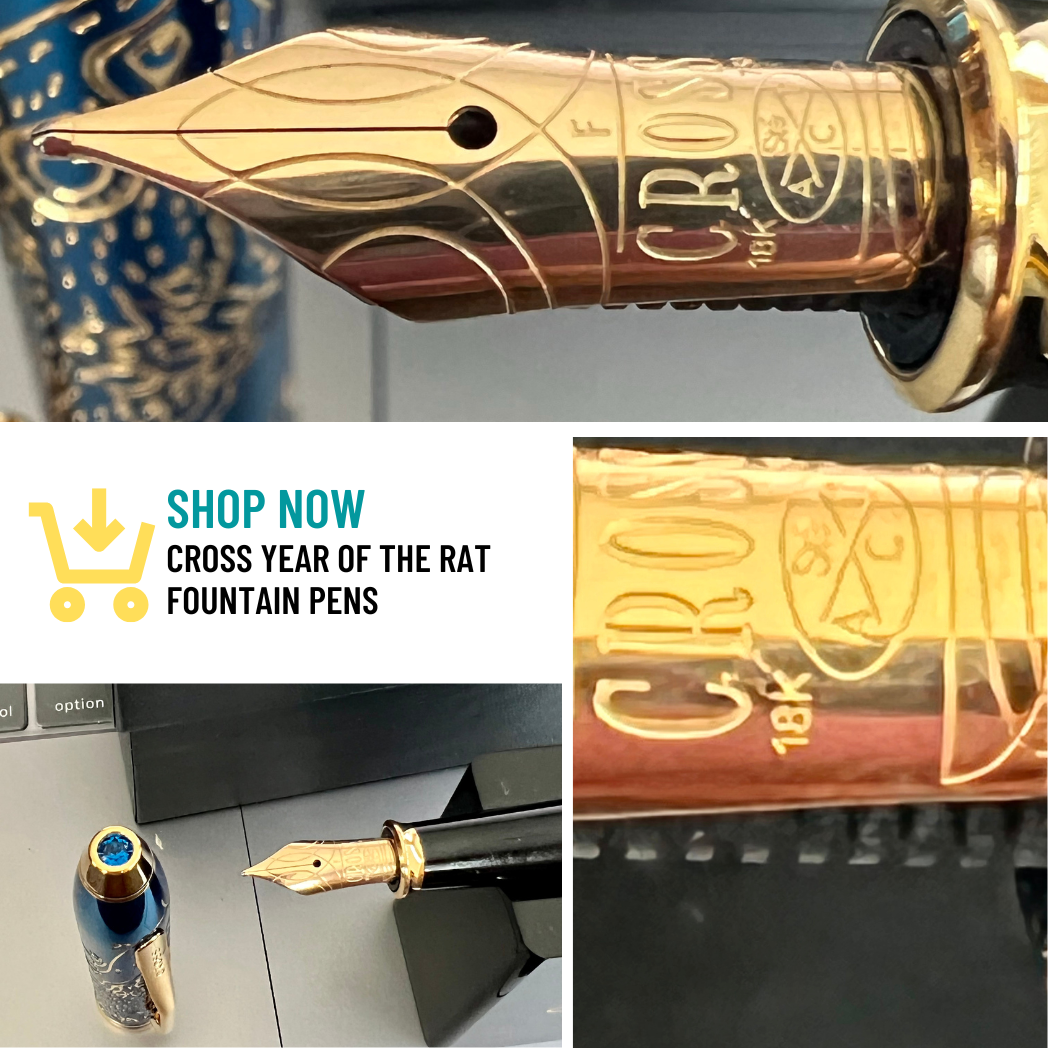 Cross Townsend Fountain Pen - Special Edition - Year of the Rat*-Pen Boutique Ltd