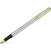 Diplomat Traveller Rollerball Pen - Stainless Steel Gold-Pen Boutique Ltd