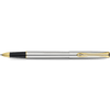 Diplomat Traveller Rollerball Pen - Stainless Steel Gold - Pen Boutique Ltd