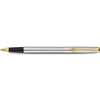 Diplomat Traveller Rollerball Pen - Stainless Steel Gold-Pen Boutique Ltd