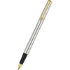 Diplomat Traveller Rollerball Pen - Stainless Steel Gold - Pen Boutique Ltd