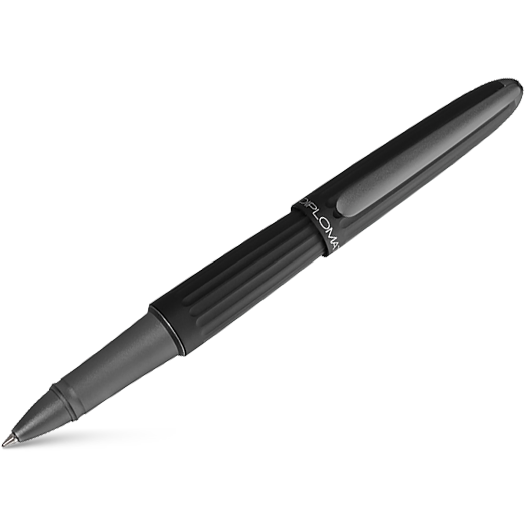 Diplomat Aero Black Rollerball Pen-Pen Boutique Ltd