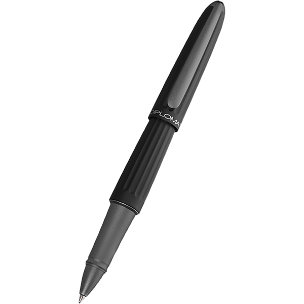 Diplomat Aero Black Rollerball Pen-Pen Boutique Ltd