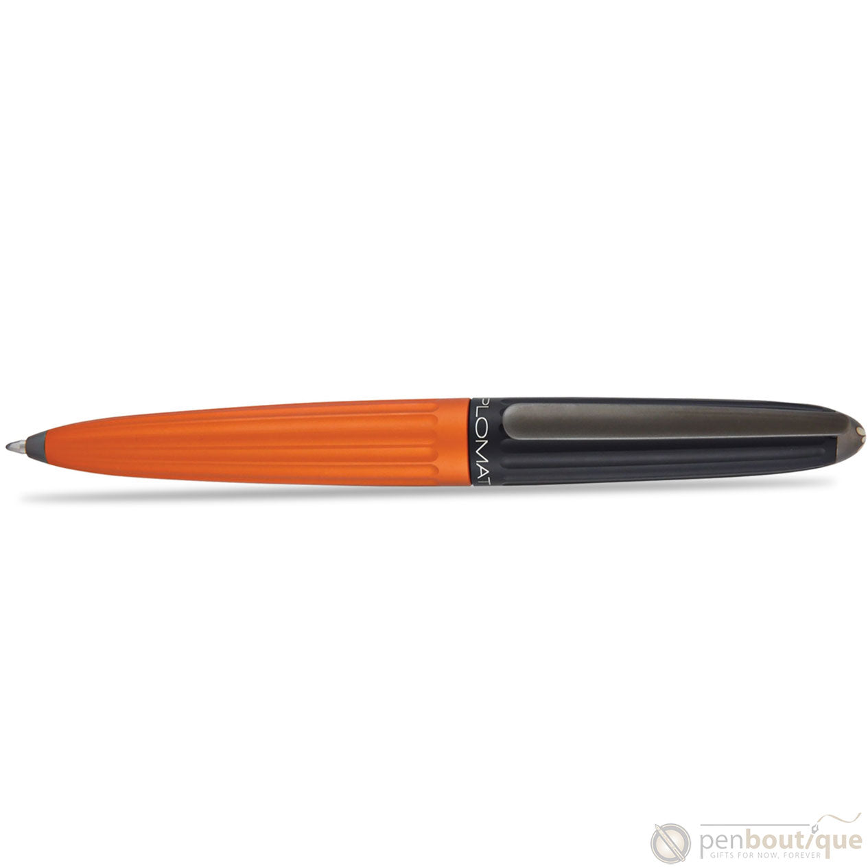 Diplomat Aero Ballpoint Pen - Black/Orange-Pen Boutique Ltd
