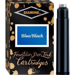 Diamine Blue Black Ink Cartridges 18/pk-Pen Boutique Ltd