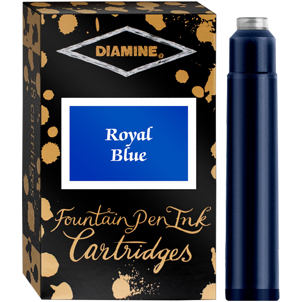 Diamine Royal Blue Ink Cartridges 18/pk-Pen Boutique Ltd