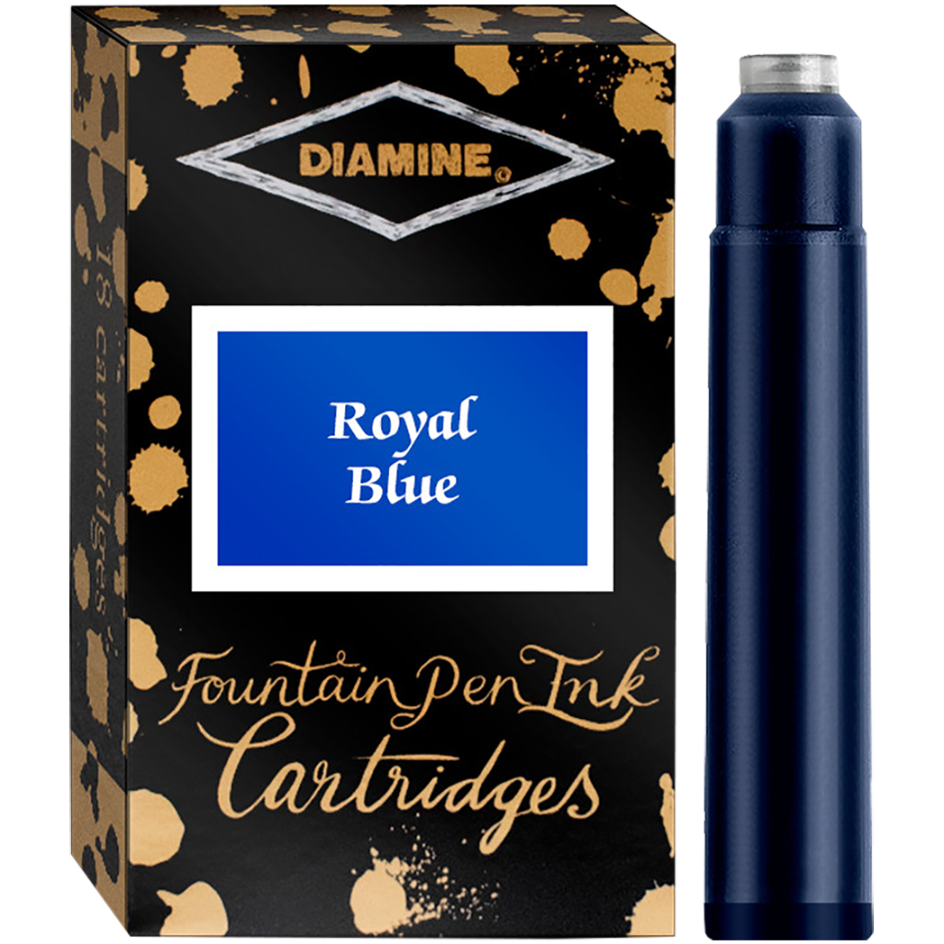 Diamine Royal Blue Ink Cartridges 18/pk-Pen Boutique Ltd