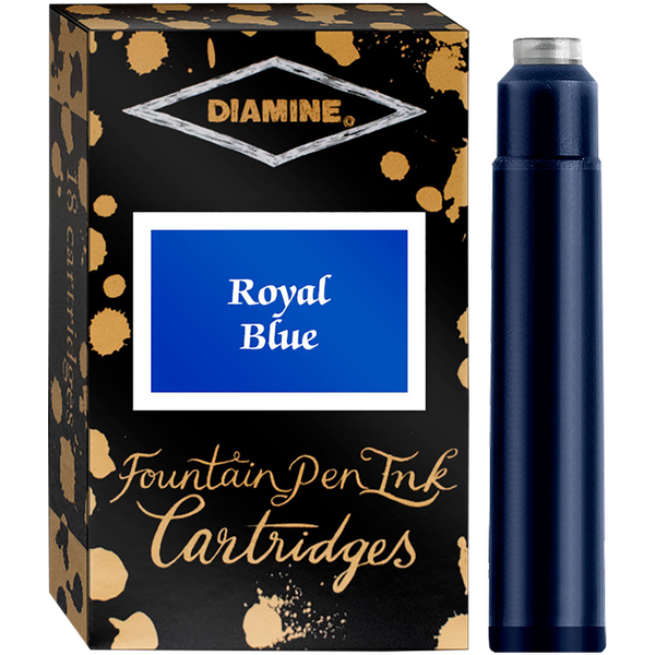 Diamine Royal Blue Ink Cartridges 18/pk-Pen Boutique Ltd