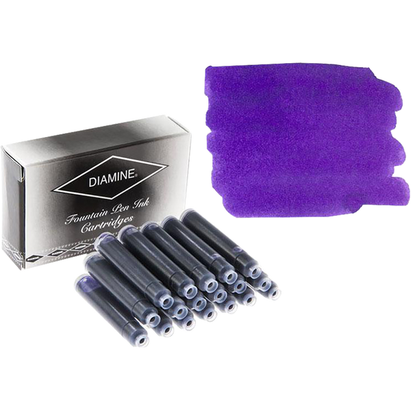 Diamine Imperial Purple Ink Cartridges 18/pk-Pen Boutique Ltd